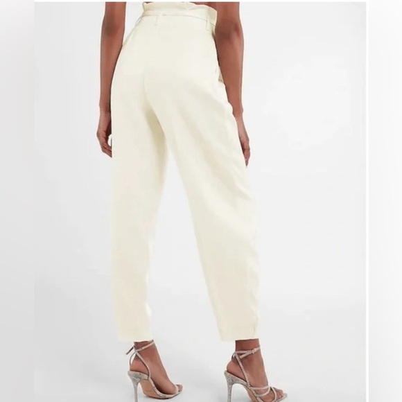 NWT Linen blend high rise ankle pants - Picture 3 of 6